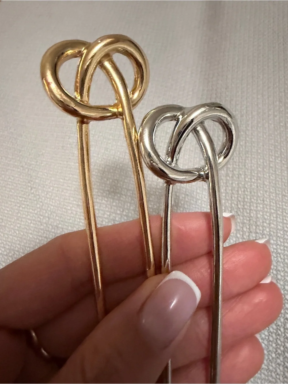 Set of 2 Metal Hair Pins